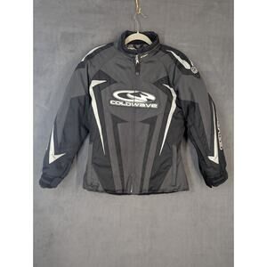 Coldwave Jacket Womens Small Black Gray Snowmobile